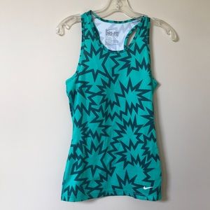 Nike Dri-Fit Design Slim Fit Tank - Small